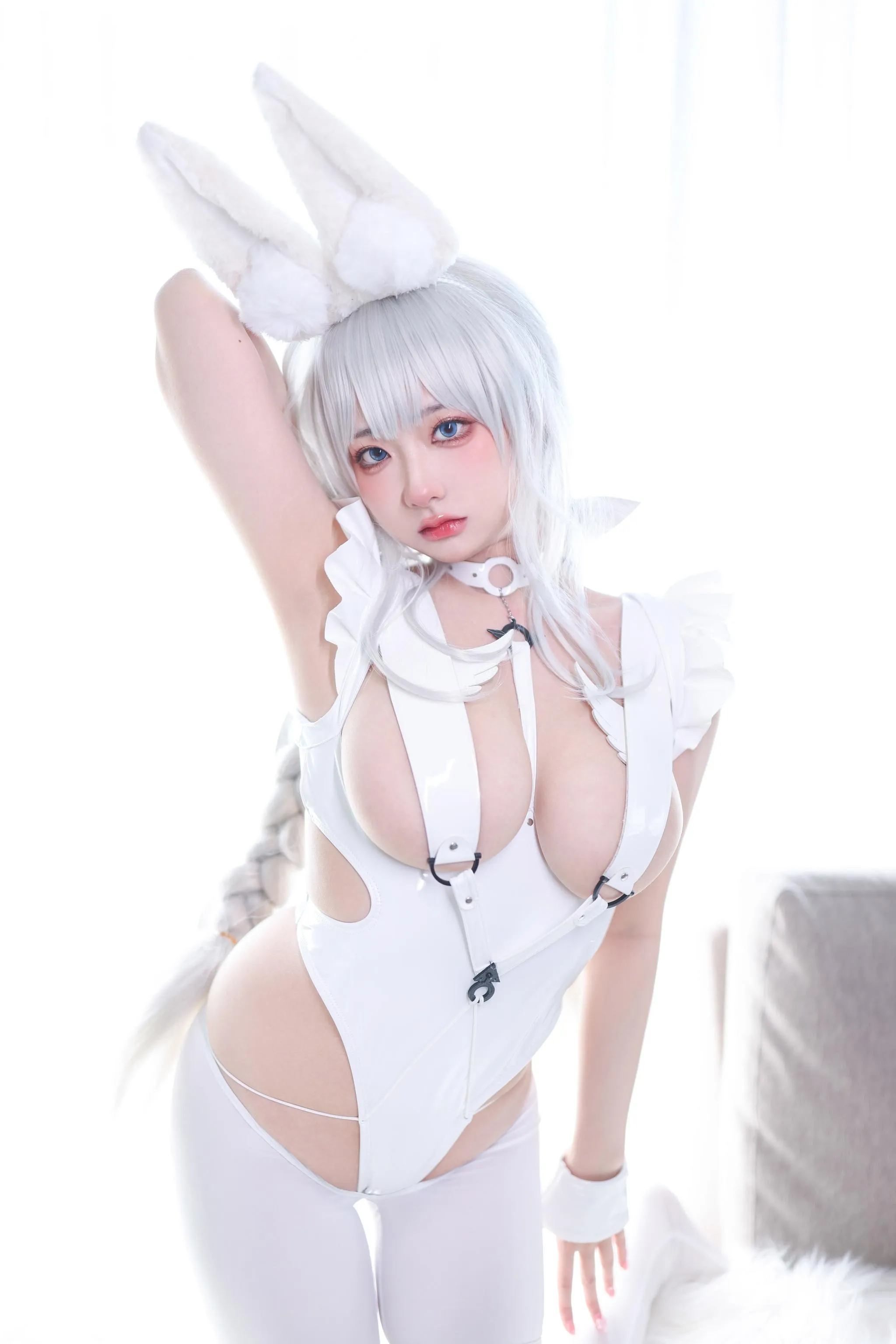 Wendydydydy酱油 – NO.005 恶毒-懒懒的白兔 [19P]插图6